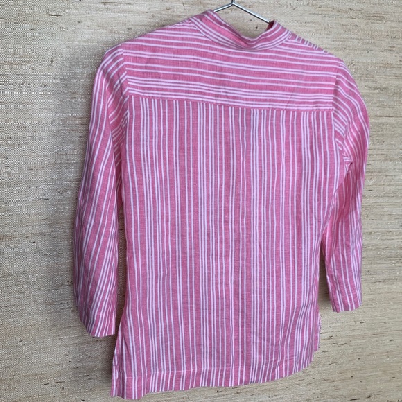 Brooks Brothers Irish Linen 3/4 Sleeve Tunic - Picture 7 of 8